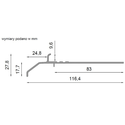 Profil prosty Renoplast - K20
