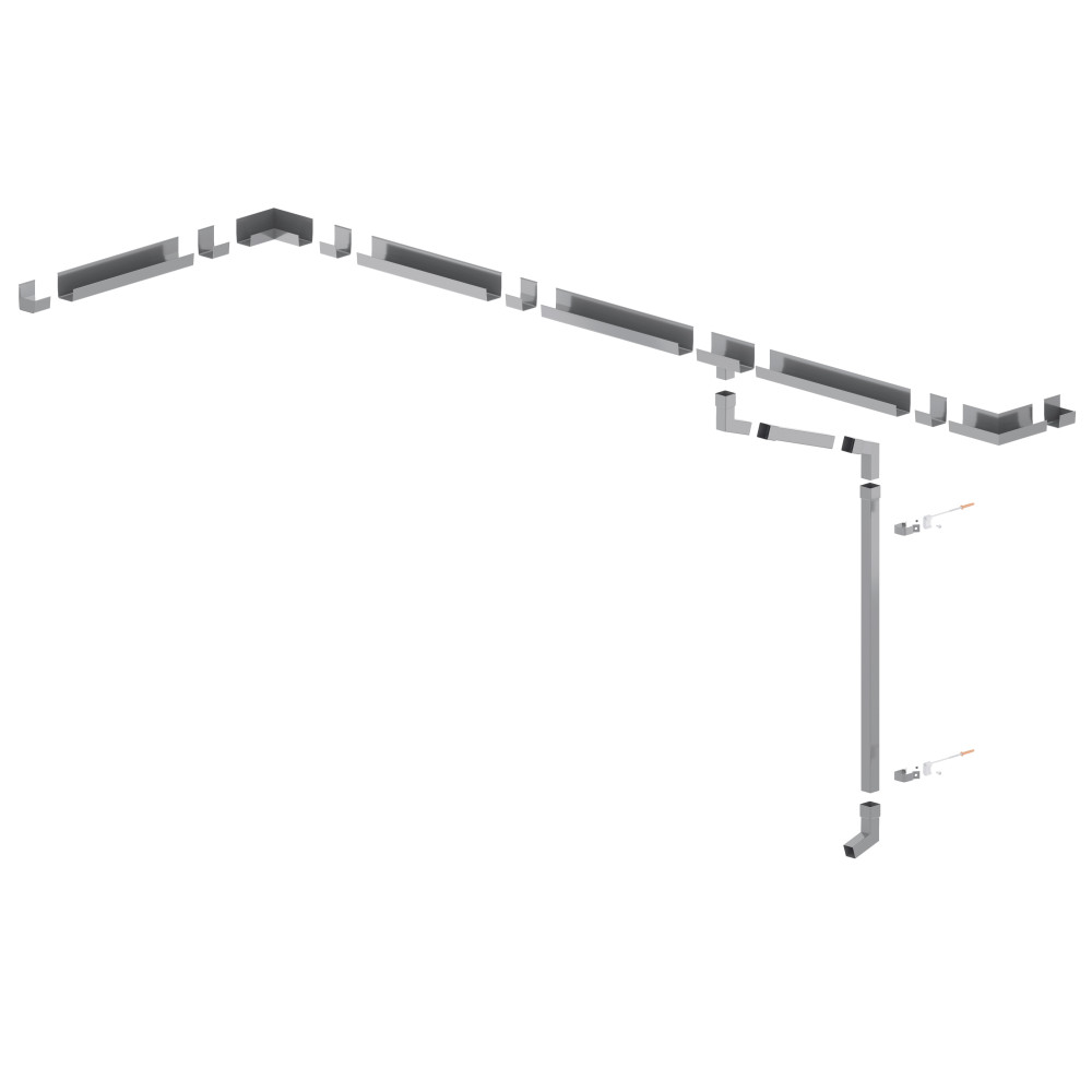 Obejma rury spustowej RK65 25 cm